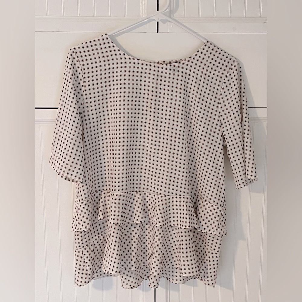 Pattern Blouse Top by Ann Taylor
